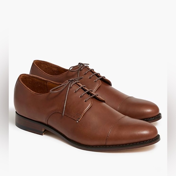 J. Crew Leather Lace-Up Cap Toe (NIB, MSRP $228) - Picture 9 of 14